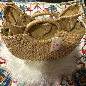 Orchid Love basket bag